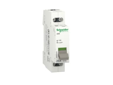 Schneider Electric A9S60220, Erotin, Valkoinen, IP4X, 18 mm, 70 mm, 77 mm