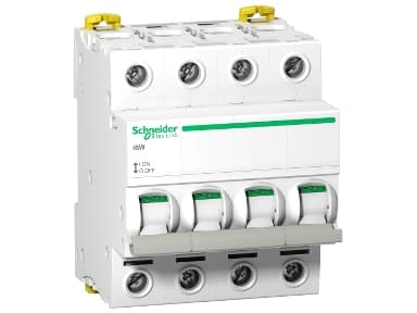 Schneider Electric A9S65463, Ledningsadskiller, Hvid, IP20, 72 mm, 73 mm, 85 mm
