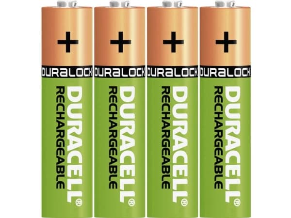 Duracell StayCharged AAA (4pcs), Ladattava akku, AAA, Nikkelimetallihybridi (NiMH), 4 kpl, 800 mAh, 44,5 mm