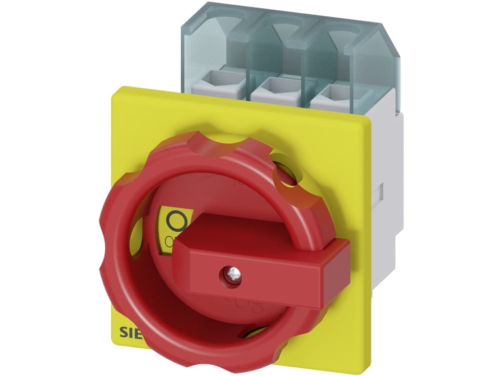 Siemens 3LD2103-0TK53, 3P, Punainen, Keltainen, 690 V, 6000 V, CSA, UL, VDE, EAC, CE, LRS, 50 - 60 Hz