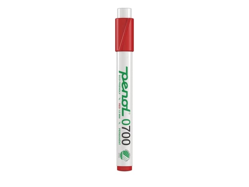 Pysyvä tussi Penol 0700, 1,5 mm, rød