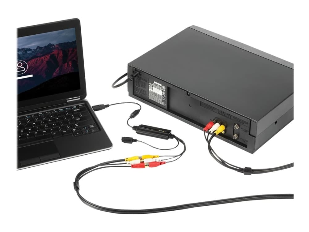 StarTech.com SVID2USB232, Lajittelu, Komposiitti + S-Video + RCA, EM28281, Plast, CE, FCC, REACH, NTSC, PAL, SECAM
