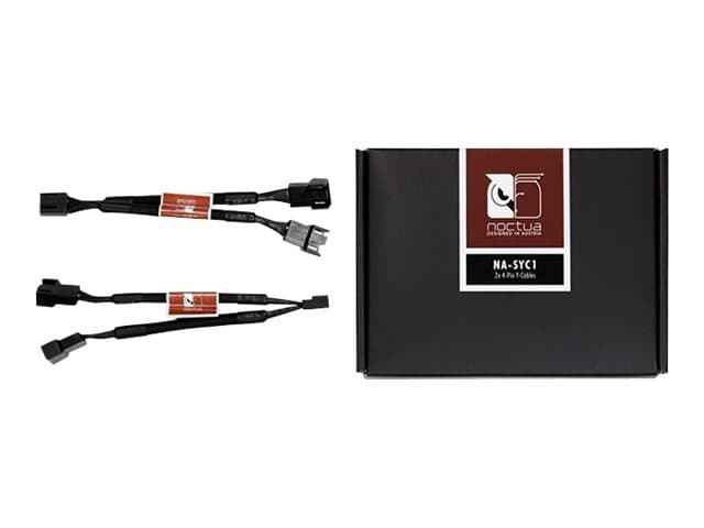 Noctua NA-SYC1 - Puhaltimen virtajohto - 4-pinninen minivirtaliitin (naaras) 4-pinniseen minivirtaliittimeen (uros) - 11,5 cm - Noctua NF-A14, P14R redux-1500, P14s redux-1200, P14s redux-1500, S12, S12b redux-1200, S12, S12b redux-1200