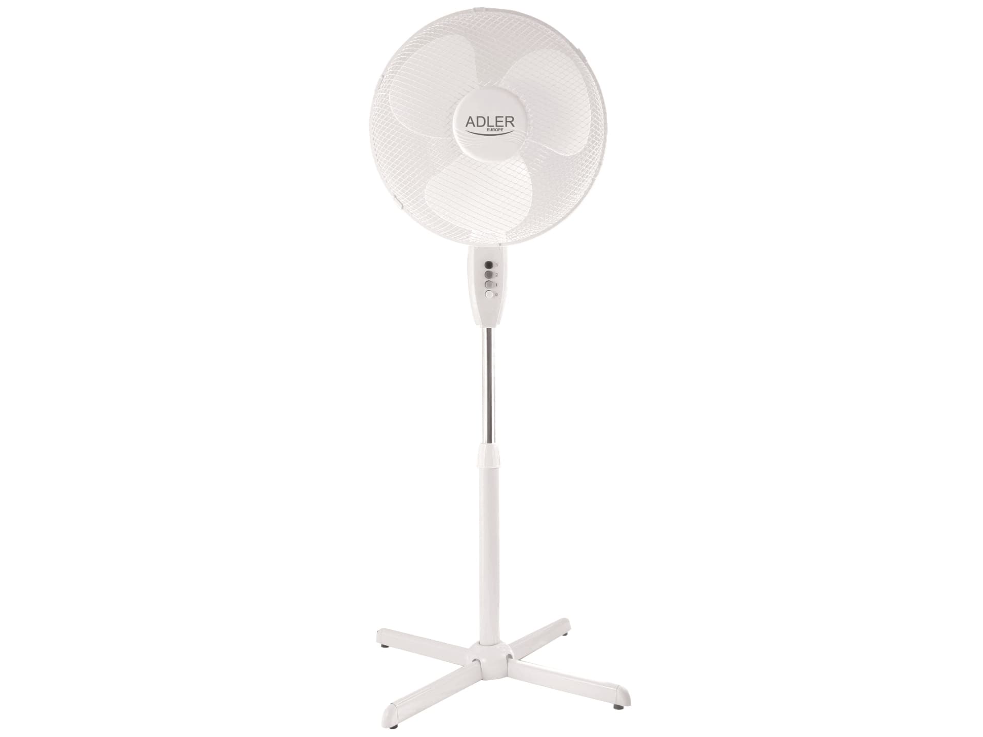 Adler AD 7305, Valkoinen, Lattia, 51 dB, 40 cm, 90°, 55 W