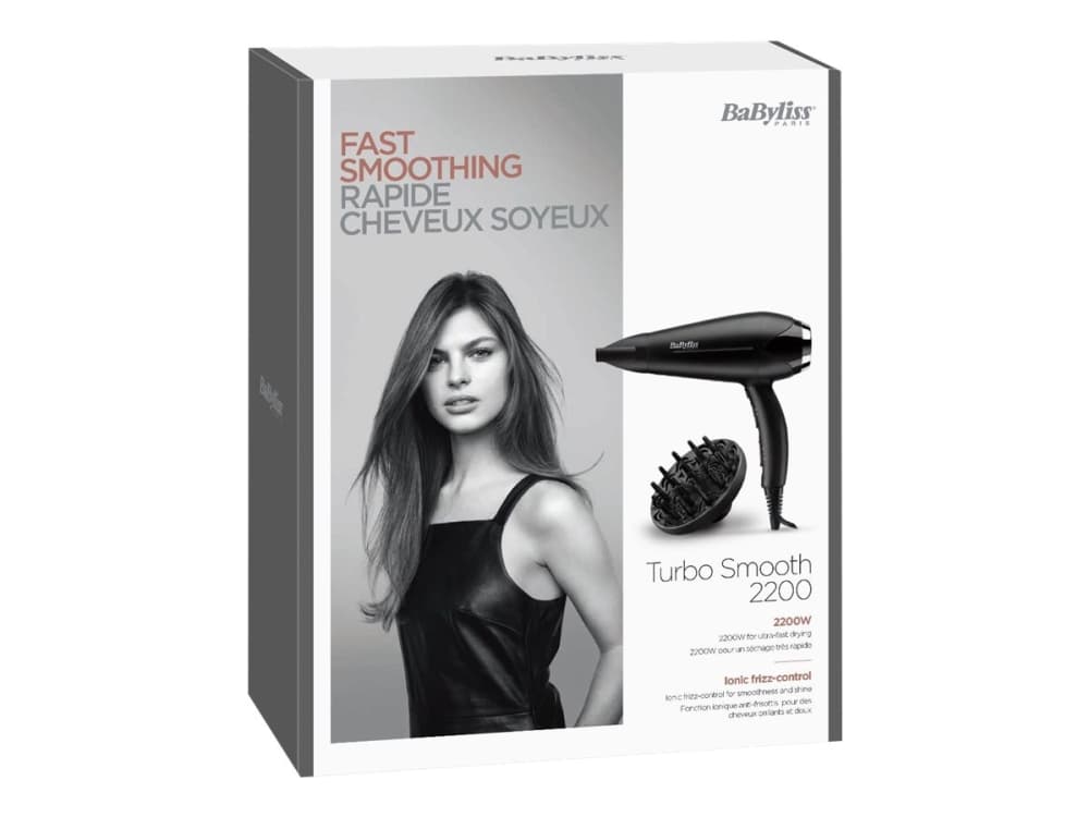 BaByliss D572DE Turbo Smooth 2200 - Hiustenkäsittelylaitteet