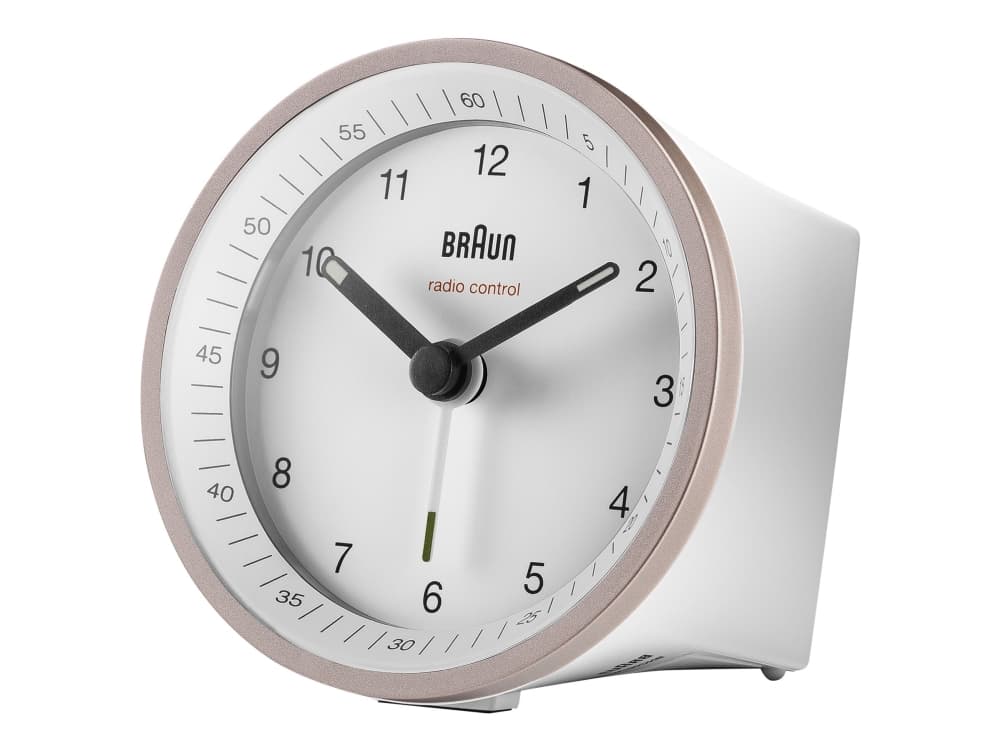 Braun BC07, Kvartsiherätyskello, Pyöreä, Vaaleanpunainen, Valkoinen, Analoginen, Akku, AA