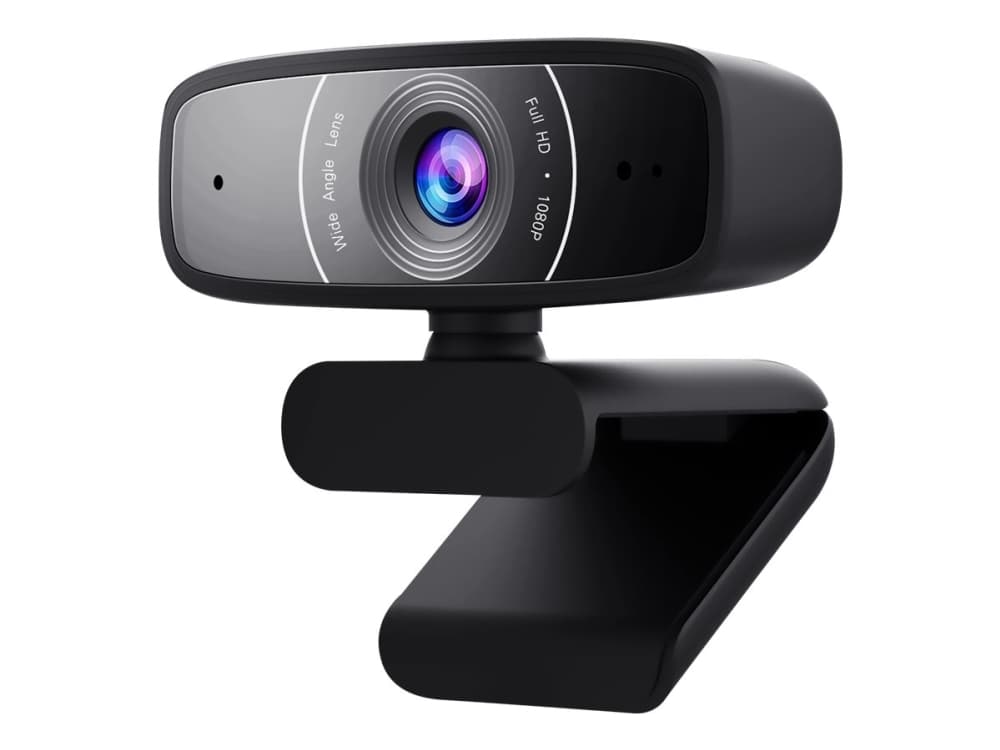 ASUS Webcam C3, 1920 x 1080 pikseliä, Full HD, 30 fps, USB 2.0, Musta, Klipsi