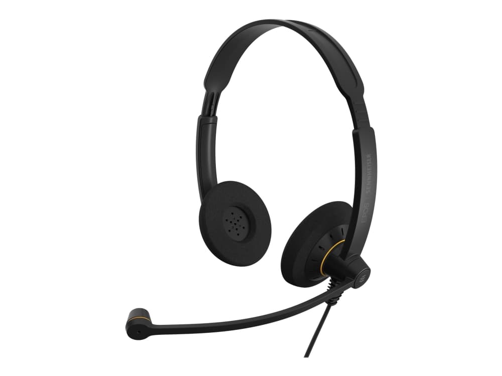 EPOS I SENNHEISER IMPACT SC 60 USB ML - Kuulokkeet - på øret - kabling - USB - sort med orange farvehighlights