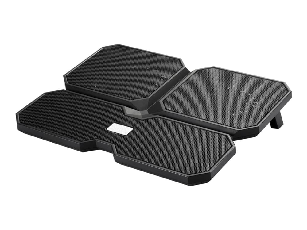 Deepcool Multi Core X6 - Kannettavan tietokoneen tuuletin - 15,6 - 100 mm/140 mm - musta