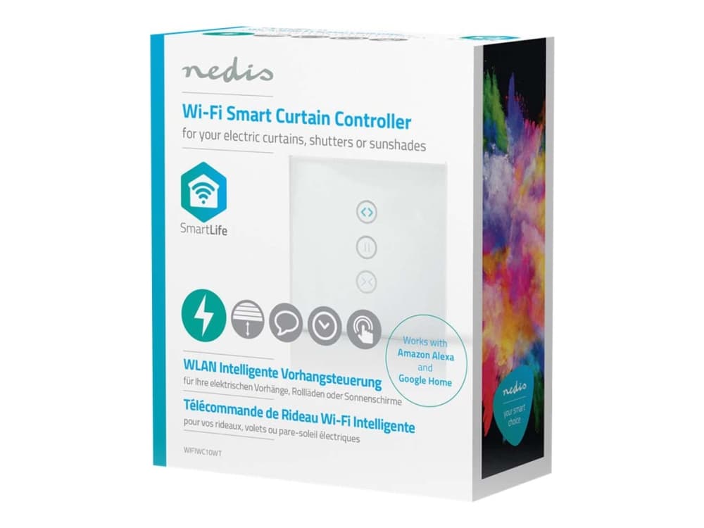 Nedis WIFIWC10WT, Seinään asennettava, WWAN, Langallinen & langaton, Wi-Fi, 1 kanavaa, 2412 - 2462 MHz