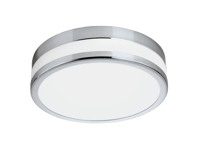 EGLO Led Palermo, Ei vaihdettavissa oleva hehkulamppu, 3000 K, 950 lm, IP44, Kromi, Valkoinen