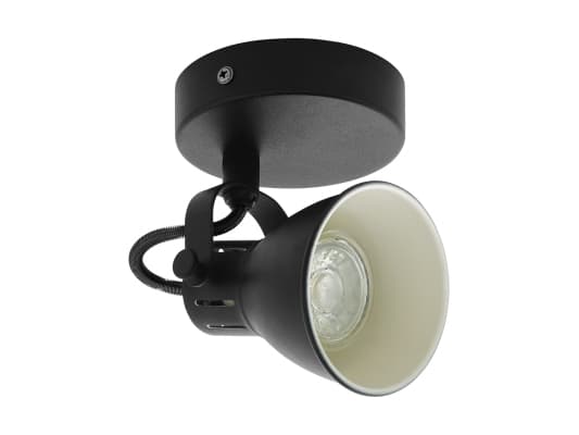 EGLO Seras 2, Pinta-asennettavat spottivalot, GU10, 1 lamppu(a), 220-240 V, Musta