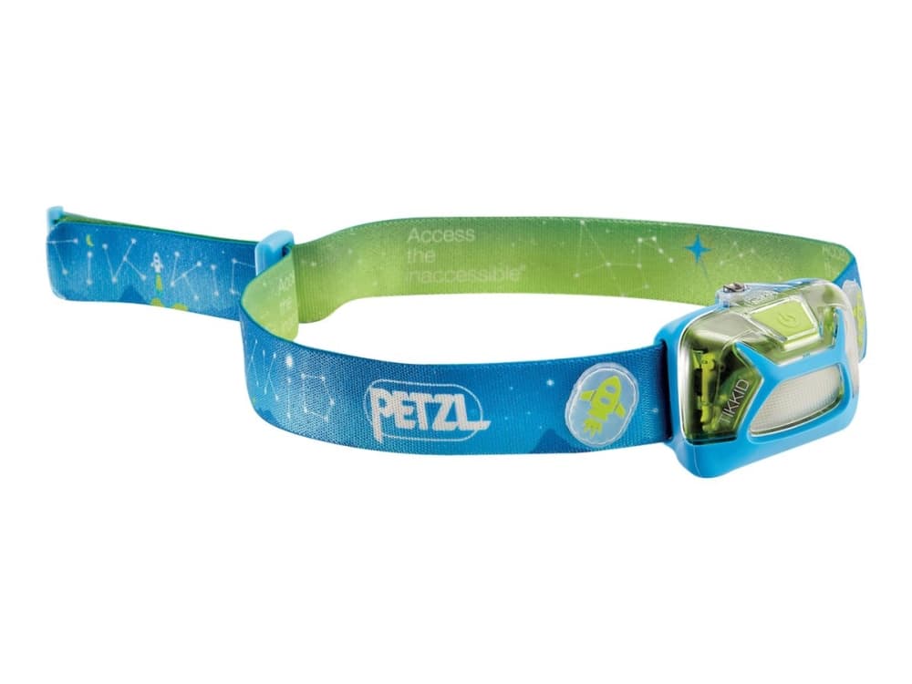 Petzl TIKKID - Lommelygte til hovedet - LED - 3-modus - hvidt lys - blå