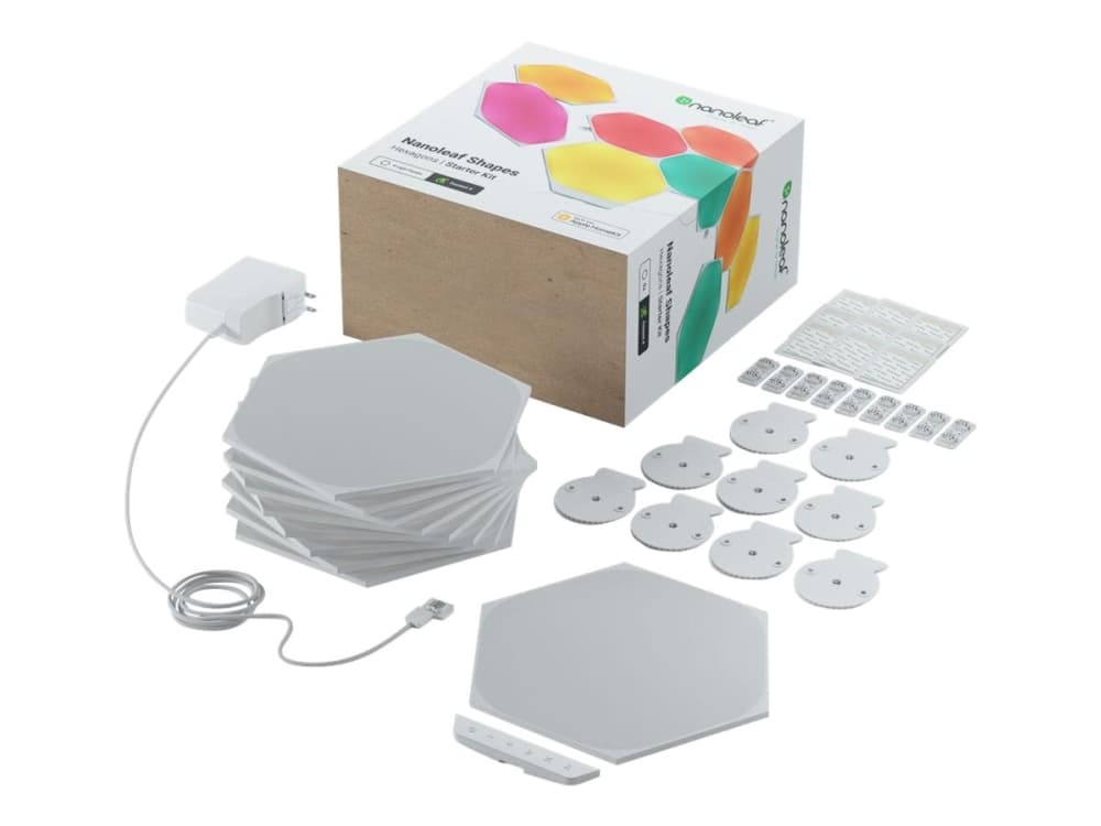 Nanoleaf Shapes Hexagons, Valkoinen, Makuuhuone, Lastenhuone, CE, LED, 6500 K, AC