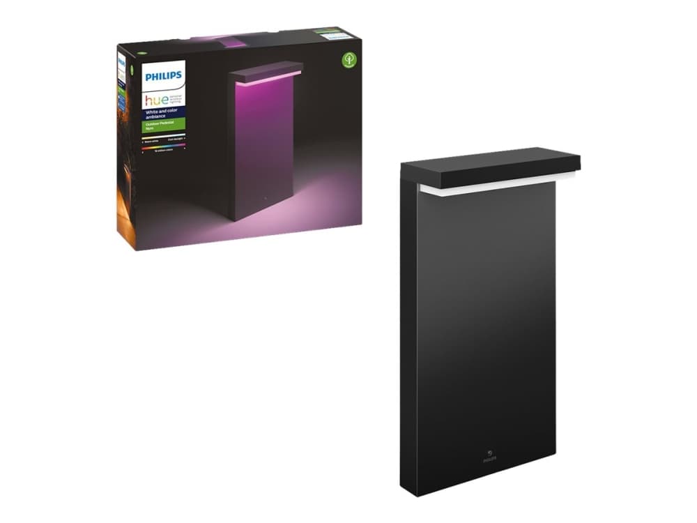 Philips Hue Nyro - Pedestal light - LED - 13.5 W - 2000-6500 K - musta