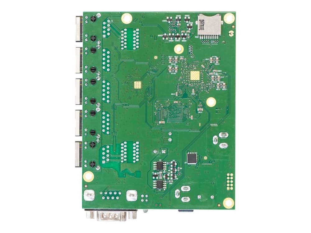 MikroTik RouterBOARD RB450Gx4 - Åben tavle, uden indelukke - reititin - 5-porttinen kytkin - GigE