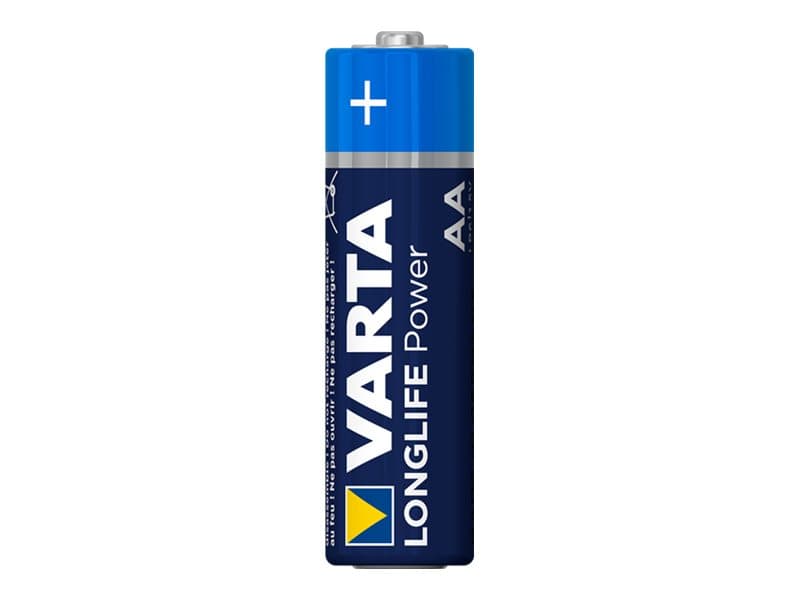 Varta Longlife Power AA, Kertakäyttöinen akku, AA, Alkali, 1,5 V, 40 kpl, 10 vuosi/vuosia