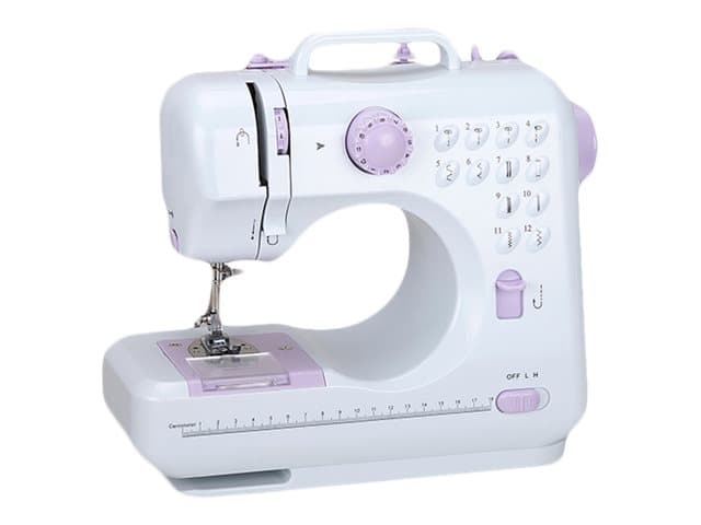 Emerio SEW-121820, Sininen, Valkoinen, Puoliautomaattinen ompelukone, Ompelu, 4-vaiheinen, Sähkö