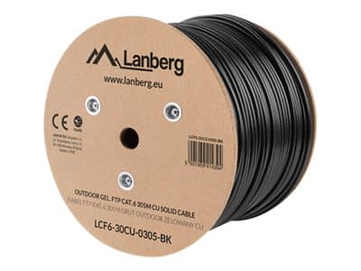 Lanberg LCF6-30CU-0305-BK, 305 m, Cat6