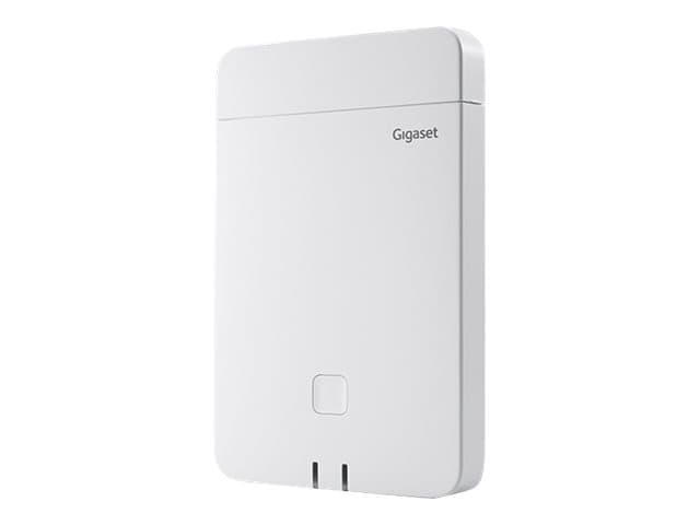 Gigaset N670 IP Pro, 120 kanavaa, HTTPS, SIPS, SRTP, SSL/TLS, S650H, R650H, SL750H, Maxwell C, Ympärisäteilevä, Valkoinen, Muovi