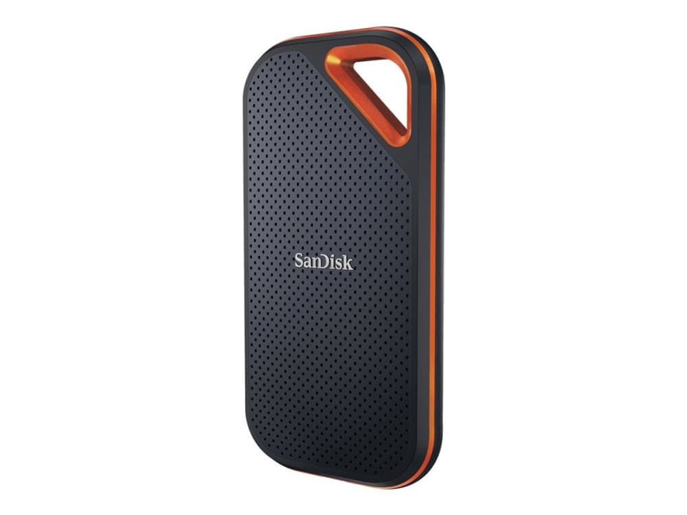 SanDisk Extreme PRO, 4000 GB, USB Type-C, 3.2 Gen 2 (3.1 Gen 2), 2000 MB/s, Salasanasuojaus, Musta, Oranssi
