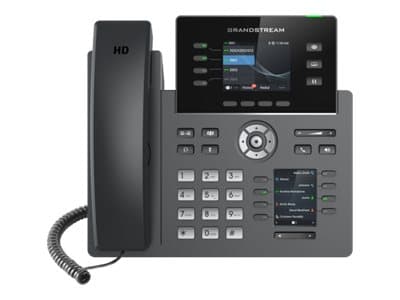 Grandstream Networks GRP2614, IP Phone, Musta, Johdollinen puhelin, Kanavansisäinen, Out-of band, SIP-tiedot, 4 linjat, 2000 entries