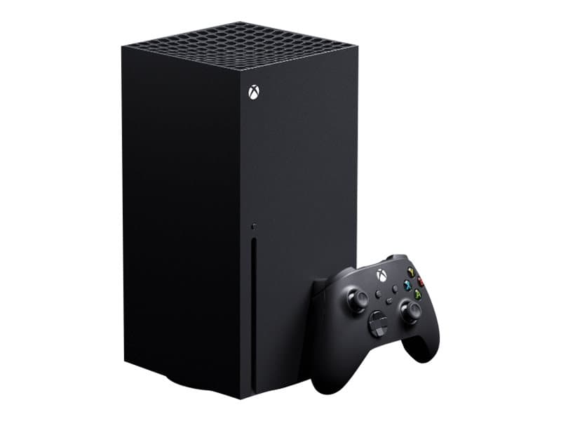 Microsoft® Xbox Series X | Pelikonsoli - 4K @ 120 (2160p) / 8K @ 60 (4320p) - 1 Tt SSD NVme - Wi-Fi / LAN - HDMI® 2.1 - Musta | Sisältää 1 x langattoman Xbox-ohjaimen (musta)
