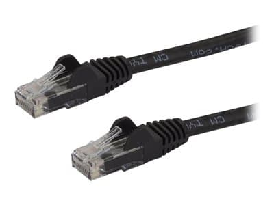 StarTech.com N6PATCH100BK, 30,5 m, Cat6, U/UTP (UTP), RJ-45, RJ-45, musta