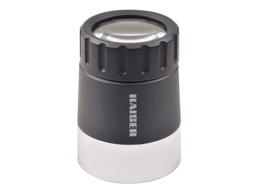 Kaiser Fototechnik 2351, 70 mm, 56 g, Handheld magnifier, Musta, Valkoinen