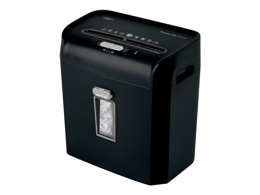 Rexel ProMax RPX612, Ristiinleikkaava, 22 cm, 4 x 40 mm, 12 L, 132 arkkia, 60 dB