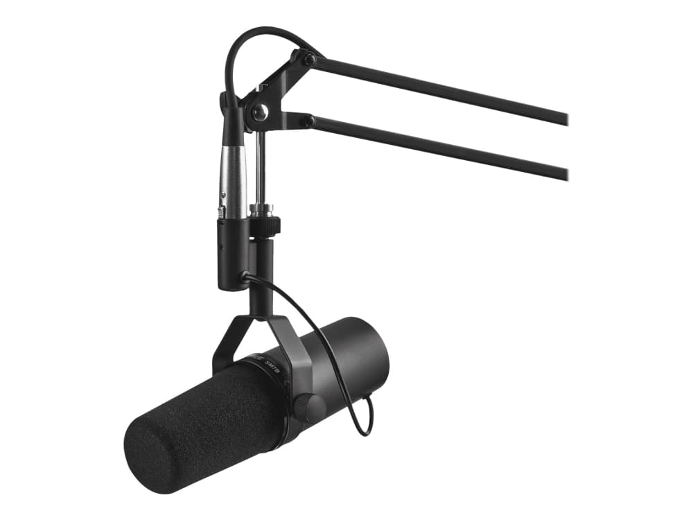 Shure SM7B, Studiomikrofoni, -59 dB, 50 - 20000 Hz, Kardioidi, Langallinen, Musta