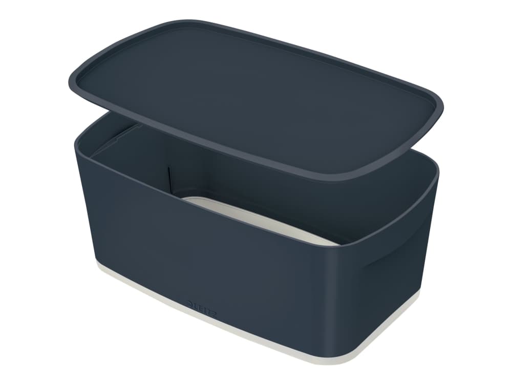 Opbevaringsboks MyBox Small m.lågCosyGrå - (4 stk.)