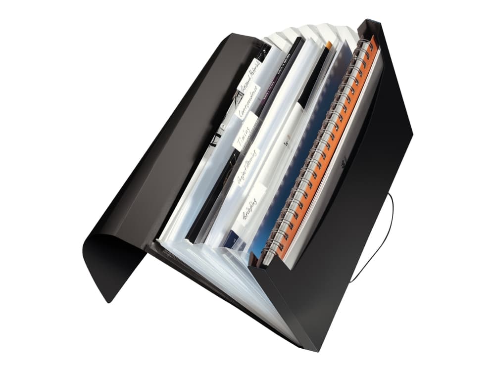 Leitz 45791095, A4, Polypropeeni (PP), Musta, 250 arkkia, 80 g/m², Kuminauha