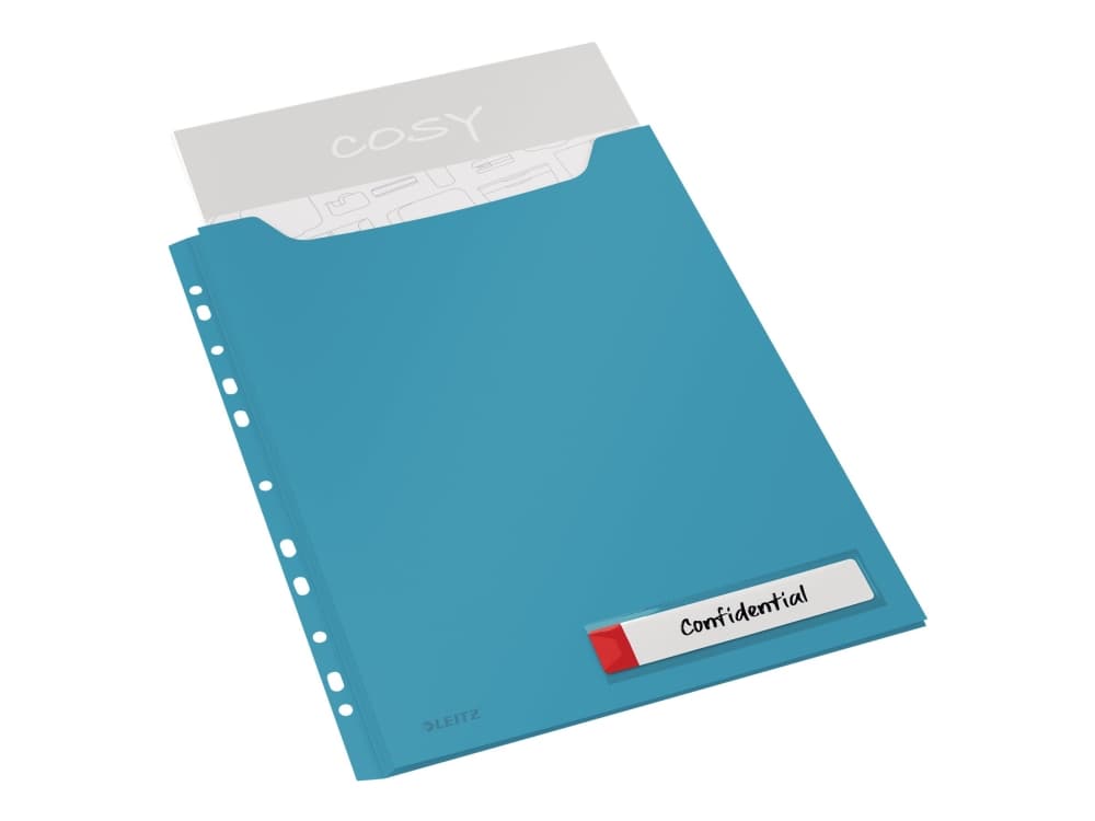 Lomme katalogi Leitz Cosy A4 PP blå /3 - (12 stk.)