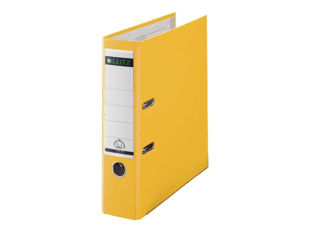 Leitz Mappi 180° PP A4/80mm, A4, Muovi, Keltainen, Kuvioitu pinta, 600 arkkia, 80 g/m²
