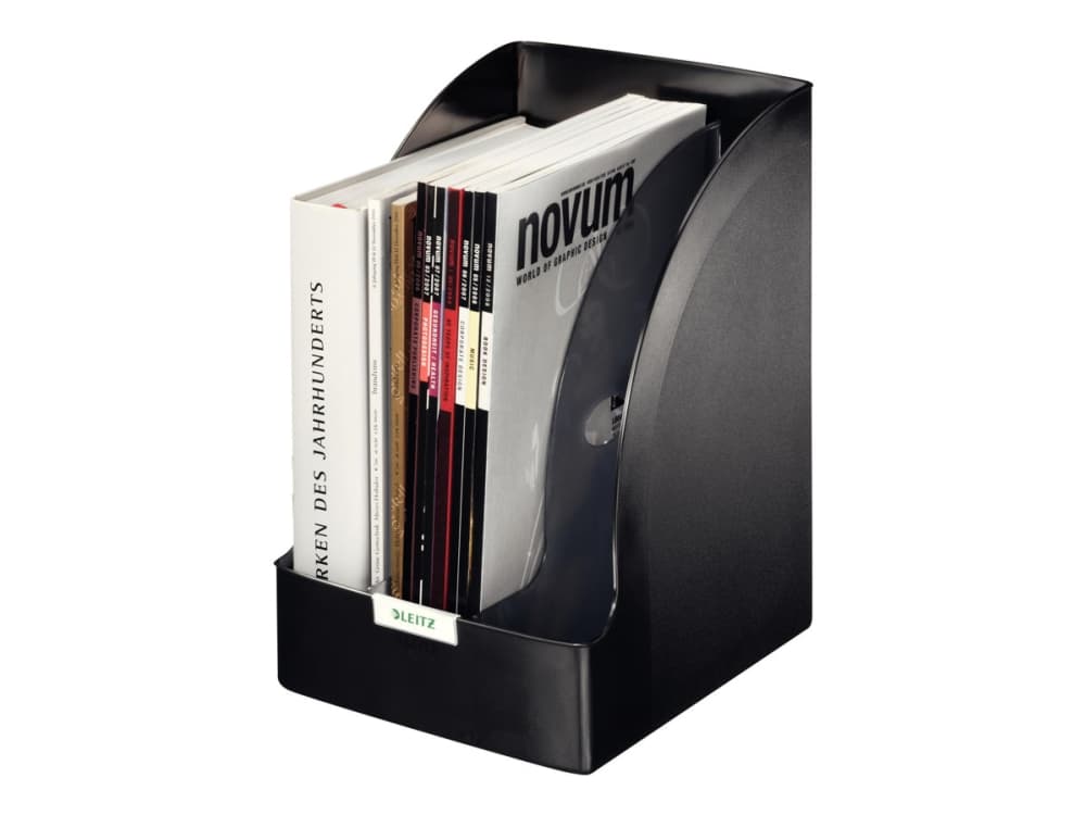 Leitz Lehtikotelo Plus Jumbo, Musta, Muovi, A4, 20,5 cm, 213 mm, 321 mm