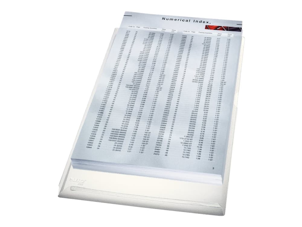 Leitz Premium Expanding kansio A4, 50 % kierrätettyä muovia, A4, Polyvinyylikloridi (PVC), Läpinäkyvä, Muotokuva, 200 arkkia, Arkki
