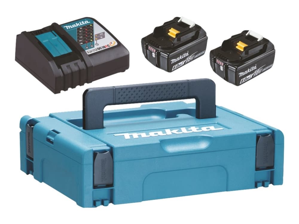 Makita LXT - Akkulaturi + akku - Makita DHR263Z, DHR263ZJ, DHR264Z, DHR264ZJ, DUH651Z, DUR364LZ, DHR263ZJ, DHR264Z, DHR264Z, DHR264Z, DUH651Z, DUH651Z, DUR364LZ
