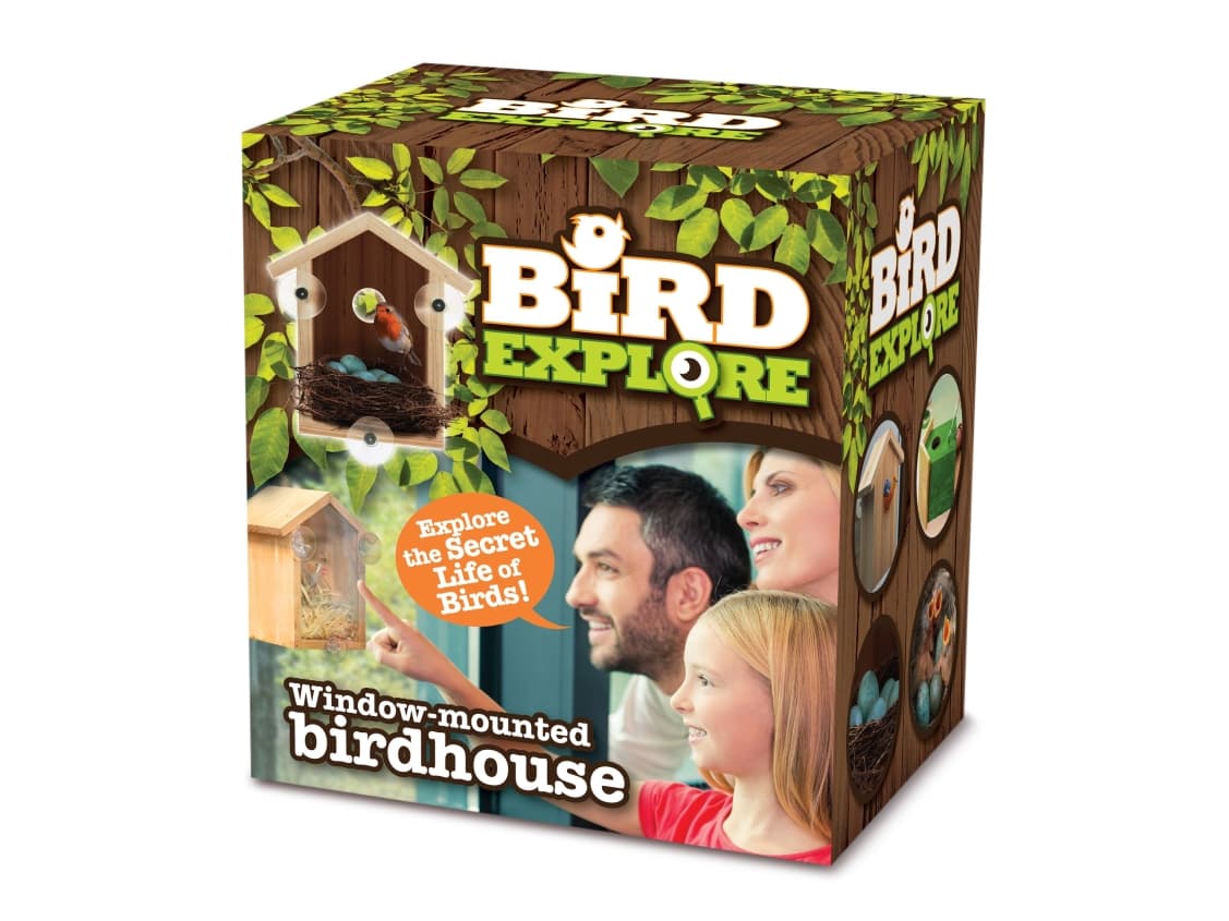Bird Explore - Window-mounted Birdhouse