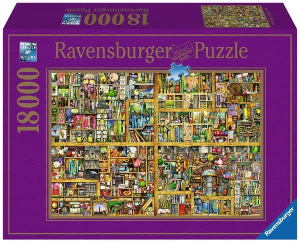 Ravensburger Colin Thompson Bookshelf, 18000 kpl, Fantasia, 14 vuosi/vuosia