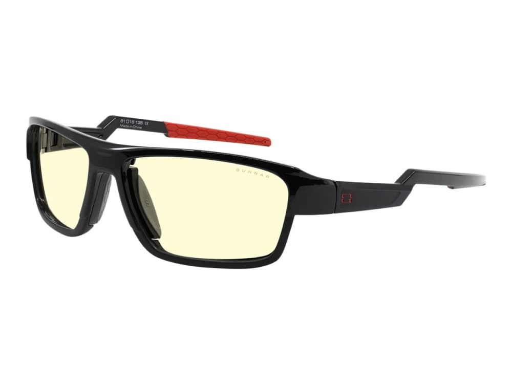GUNNAR LIGHTNING BOLT 360 GUNNAR - Lasi - tietokoneelle, peleille - koko kehys - kehys: onyx - linssi: amber/sun