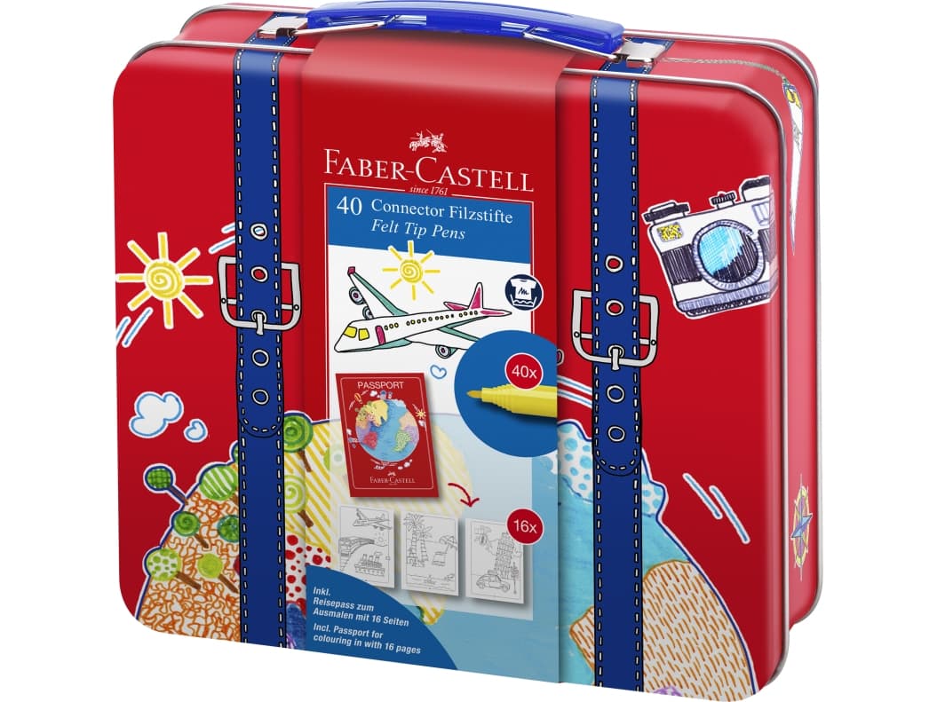 Faber-Castell 155535, 40 väriä, Monivärinen, Poika/tyttö
