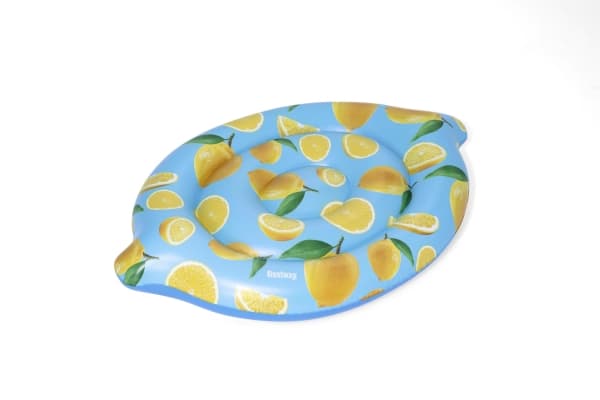 Bestway 43392, Sininen, Vihreä, Keltainen, Kelluva patja, Kuva, PVC-muovi, Poika/tyttö, Lemon printing