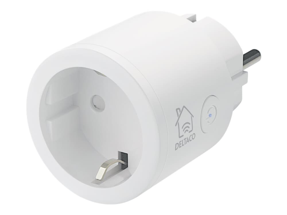DELTACO SH-P01 - Smart plug - langaton - 802.11b/g/n - 2,4 Ghz - valkoinen (3 kpl pakkaus)