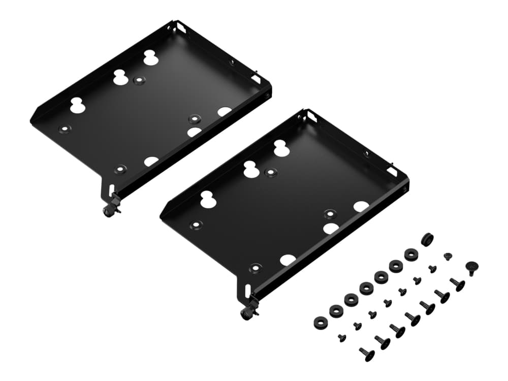Fractal Design FD-A-TRAY-001, Universaali, Kiintolevyn kiinnike, Terästä, Musta, 2.5,3.5, Define 7 Define 7 XL