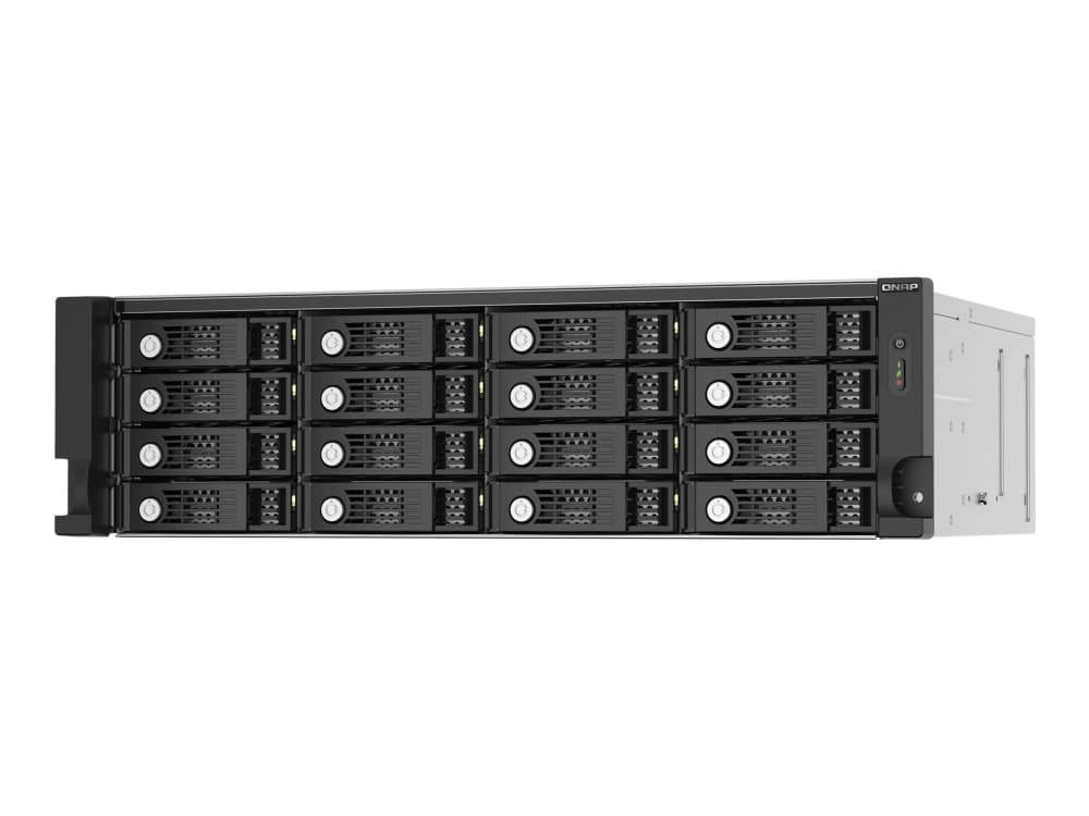 QNAP TL-R1620Sep-RP - Kiintolevyteline - 16 paikkaa (SATA-600 / SAS-3) - SAS 12Gb/s (ekstern) - rackversio - 3U