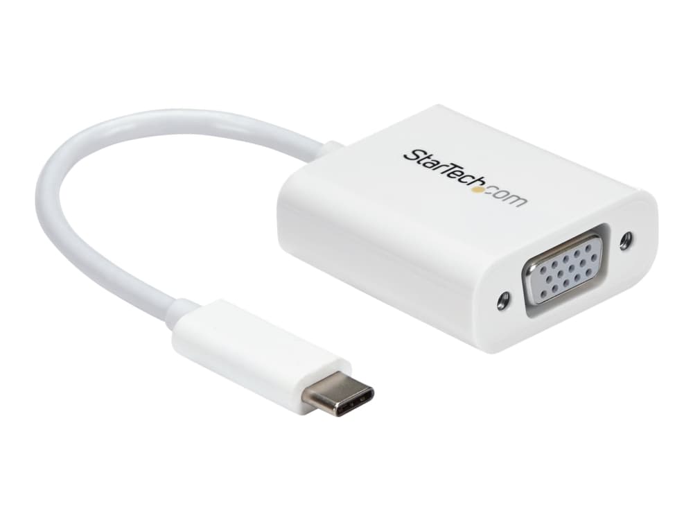 StarTech.com CDP2VGAW, 3.2 Gen 1 (3.1 Gen 1), USB Type-C, VGA (D-Sub) -lähtö, 1920 x 1200 pikseliä