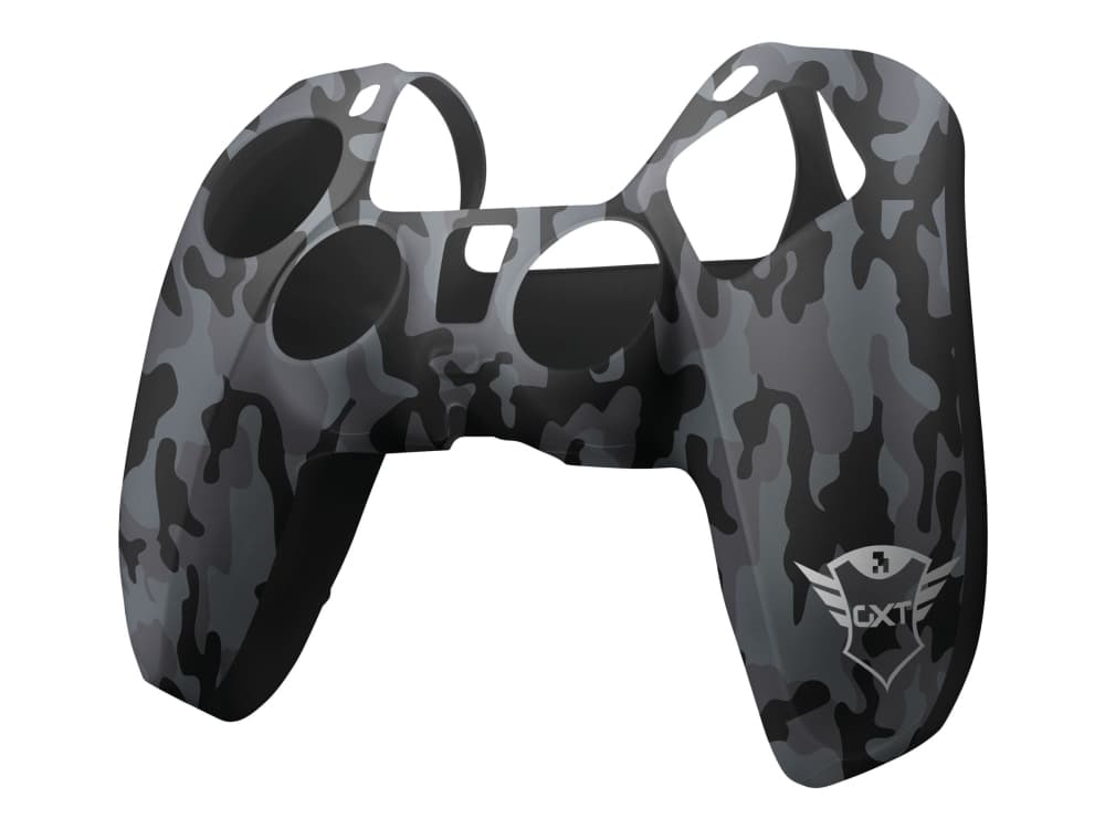 Trust GXT 748, PlayStation 5, Peliohjaimen kotelo, Musta, Harmaa, Silikoni, Kiina, 1 kpl