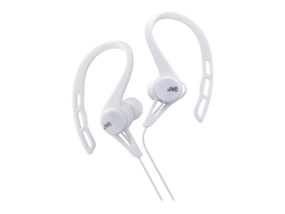 JVC HA-ECX20-W-E, Kuulokkeet, Ear-hook, In-ear, Urheilu, Valkoinen, 1,2 m, Roisketiivis, Hikeä hylkivä