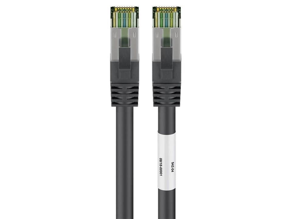 Goobay 66726, 10 m, Cat8.1, S/FTP (S-STP), RJ-45, RJ-45, RJ-45